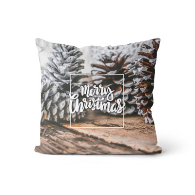 Coussin de noël en cône de pin Adaline