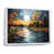 White Floater Framed