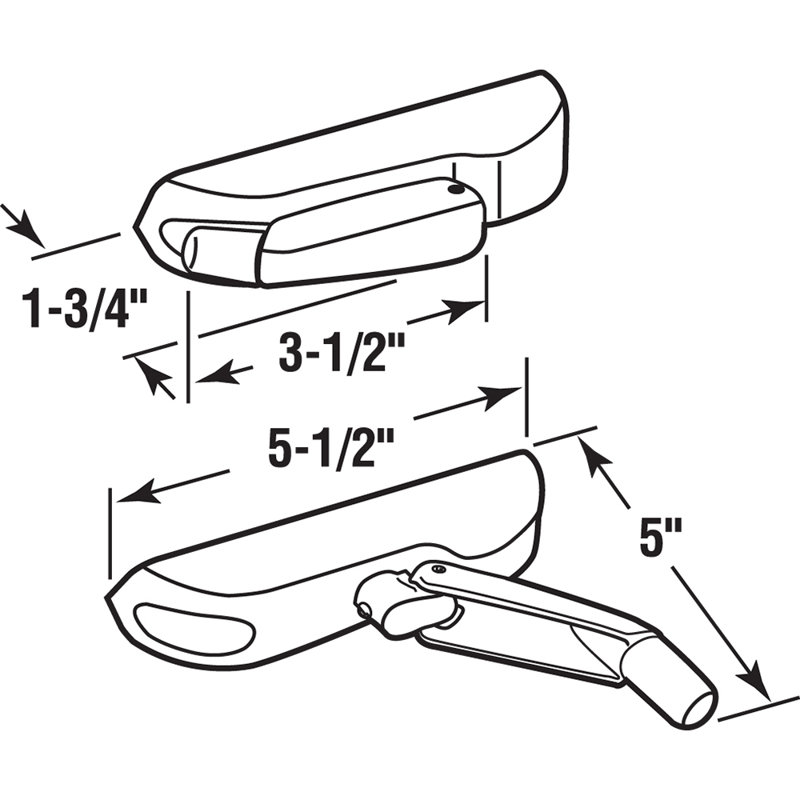 Prime-Line Keyless Sliding Window Lock Hardware
