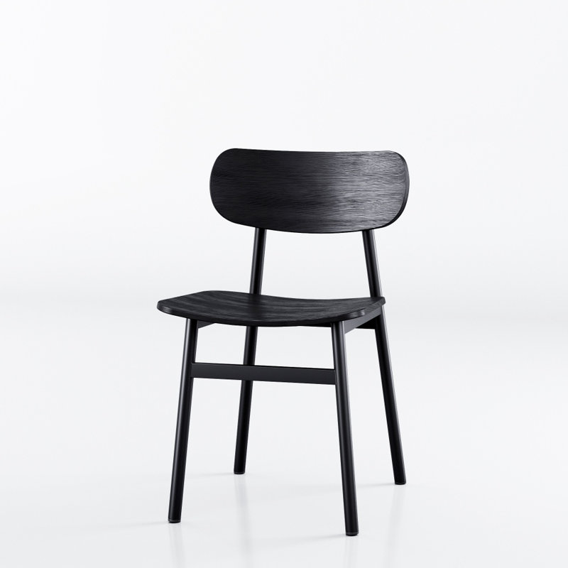 Ayomi 18'' H Side Chair, Black