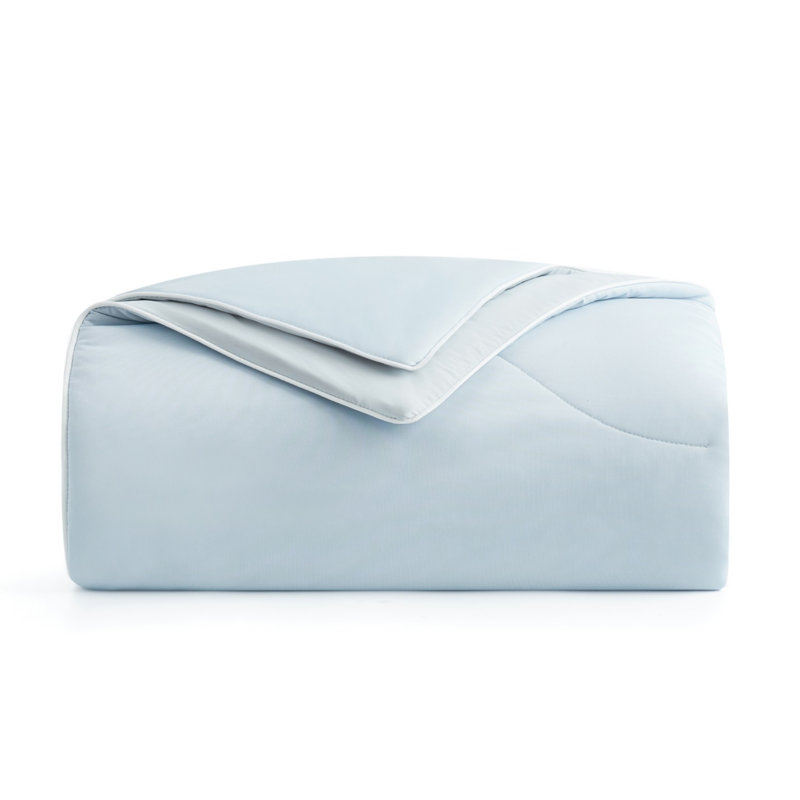 Édredon léger et réversible lavable pour l'automne, Édredon simple, Bleu