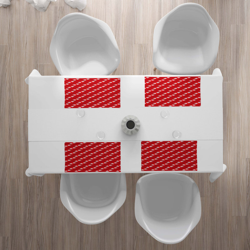 Polyester Abstract Rectangle Placemat