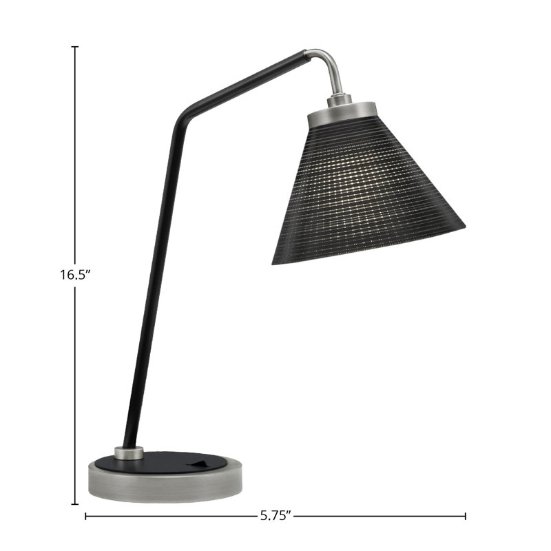Lampe Walda, Graphite / noir mat