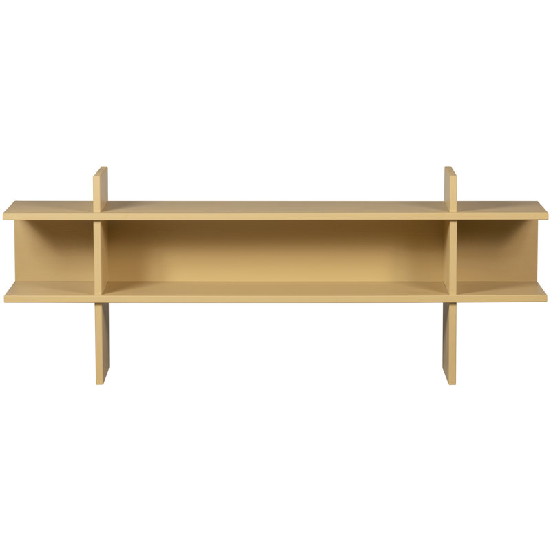 Jana Solid Wood End Table, Gold