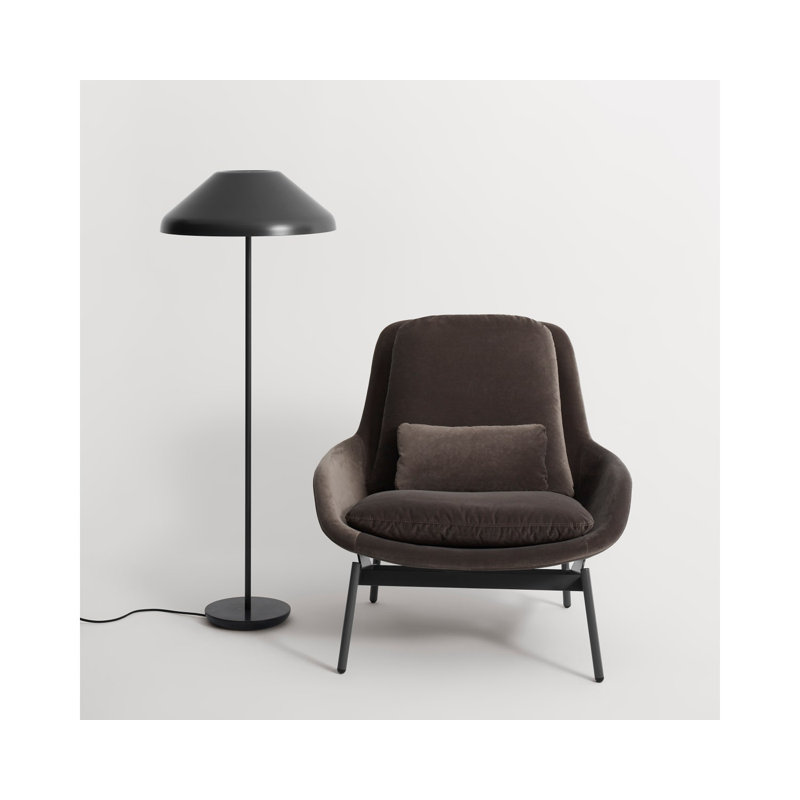 Beau Floor Lamp, Oblivion, Oblivion/Black Nero Margiua Marble