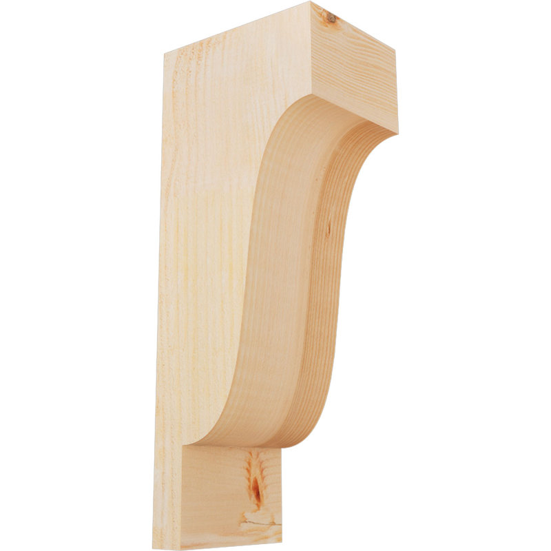 Newport Corbel, H 20 po x l 6 po x P 8 po, Sapin de Douglas, Sciage brut