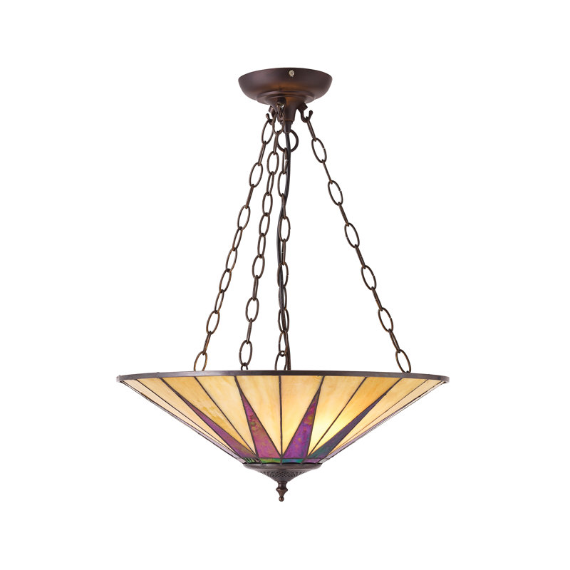 Sylvan 3 - Light Bronze Cone Pendant