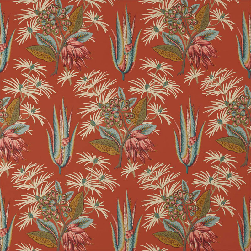Desert Flower II Fabric, Koi