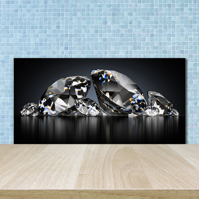 Alberson 50cm W x 100cm L Glass Peel and Stick Panel