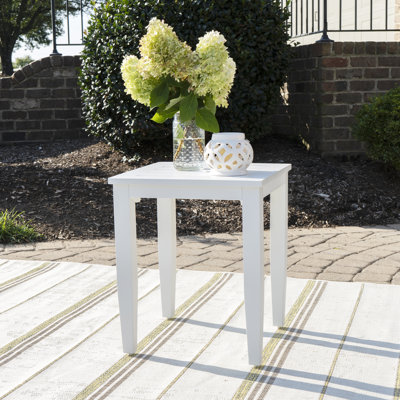 Table d'appoint en aluminium Lilah