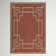 Amherst Machine Woven Geometric Rust Red Area Rug