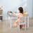 Abiorn Kids 2 Piece Rectangular Play Or Activity Table and Chair Set