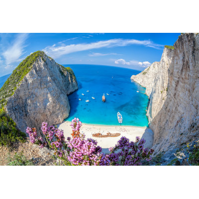 Navagio Beach by Extravagantni - Wrapped Canvas Print
