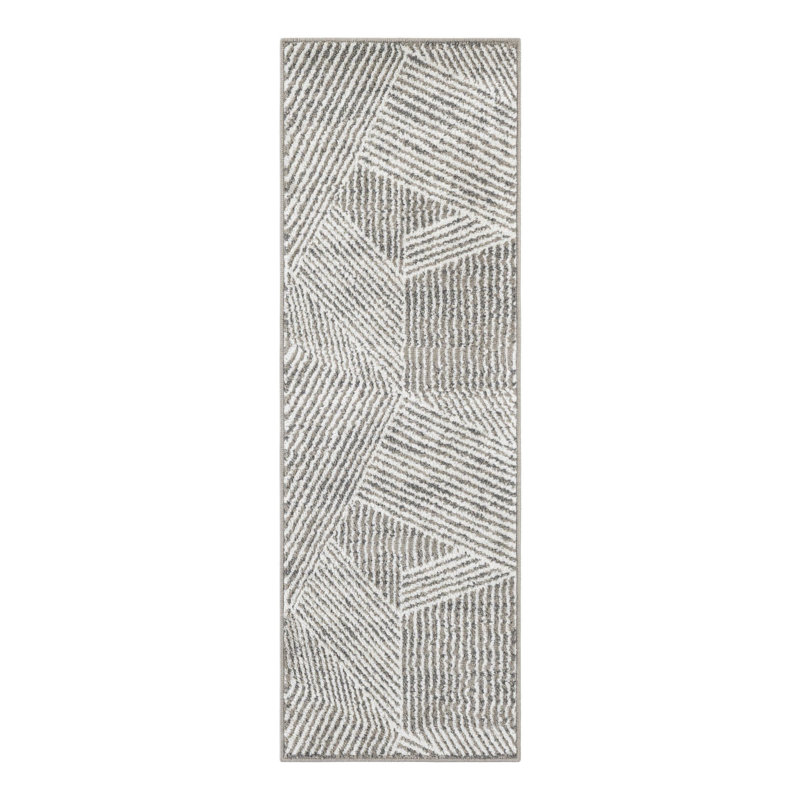 Tapis Latitude Run® Orkla Nikolis gris, Tapis de couloir 2 pi x 6 pi 1 po