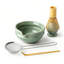 Ensemble de fouet à matcha 7 pièces, ensemble complet de matcha pour les amateurs de matcha, comprenant un bol en céramique, un fouet en bambou, un support, une pelle, un tamis et un chiffon, rose-1445878063