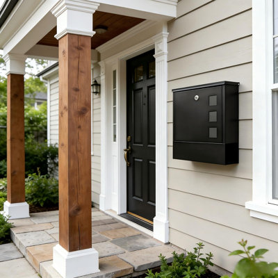 Locking Wall Mount Mailbox for Outside