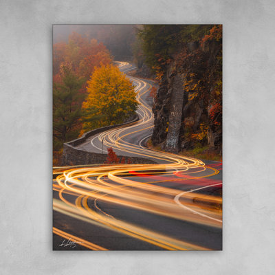 "River of Light" par Lawrence Leyderman - Art mural acrylique 48 "x 36"