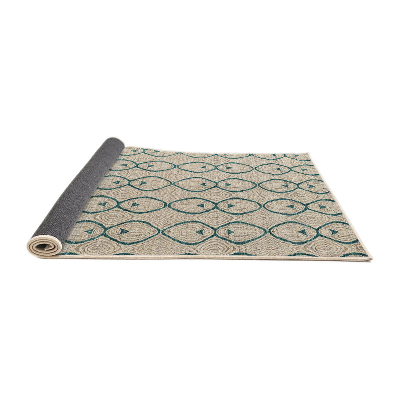 Tapis abstrait moderne 4912, Rond 8 pi