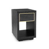 Amara 1 - Drawer Solid Wood Nightstand