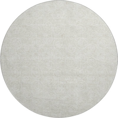 Premium Machine Washable Prisco Ivory Rug