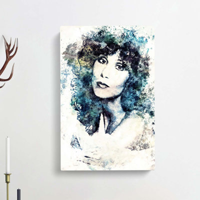 Cher in Abstract - Wrapped Canvas