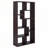 8-shelf Cappuccino Geometric Bookcase-1370298178