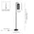 Kaicen 70'' Black Task Floor Lamp