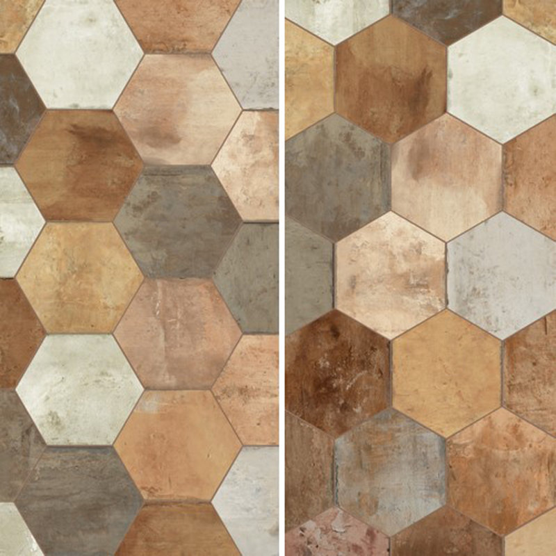 Terre 10" x 11" Porcelain Spanish Wall & Floor Tile