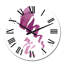 Horloge murale mauve tourbillon mauve-454638972
