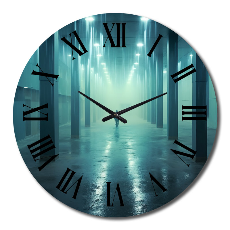Wondering Through The Blue Woods Wall Clock, Extra Large