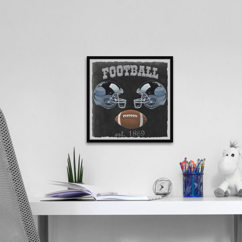 Fricke Football Poster - Single Picture Frame Print, 51cm H x 51cm W
