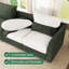 Canapé-lit modulaire en forme de U avec rangement Tremee - vert-1542576692