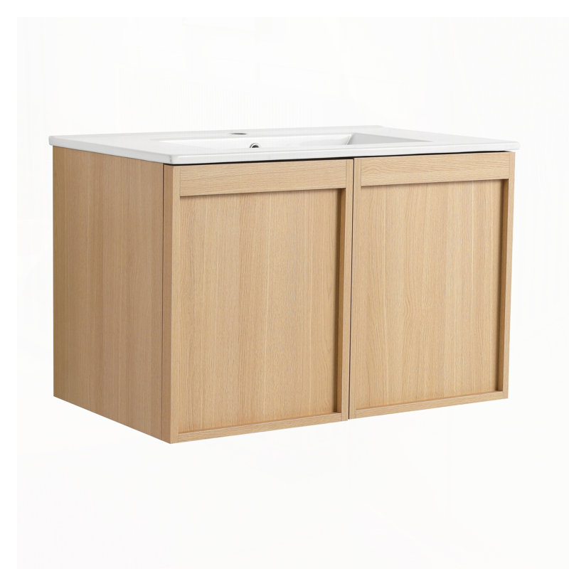 Meuble-lavabo flottant 30 po avec lavabo, 30"