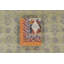 Block Print Handmade Silk and Wool Area Rug