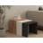 Modern Nesting Table Set (3 Pieces), Anthracite & Oak, 19.7 x 15.7 x 15.0 inches | 100% Melamine Coated Particle Board, Thickness: 0.7 inches | Stylish & Functional for Home Office & Living Spaces