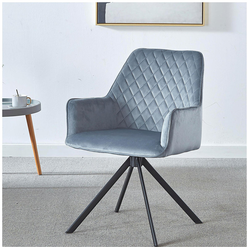 Modern wheelless office chair, ergonomic office chair, suitable for home office, bedroom, reception room, living room chair