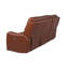 Canapé inclinable à accoudoirs carrés en cuir 82,5 po Aoosaf-92893525