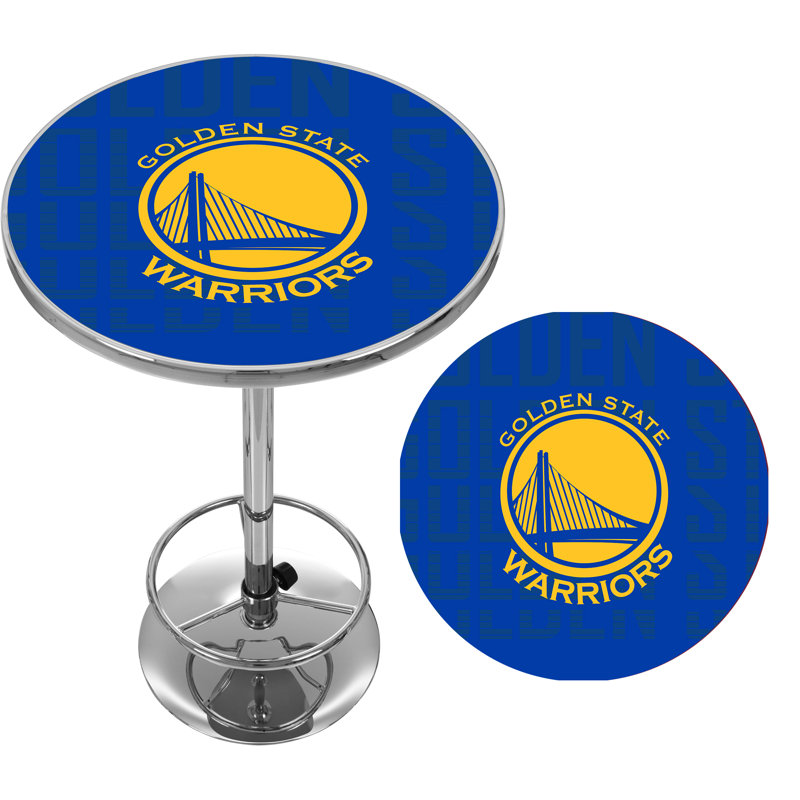 Table de bar avec repose-pieds NBA City, Golden State Warriors