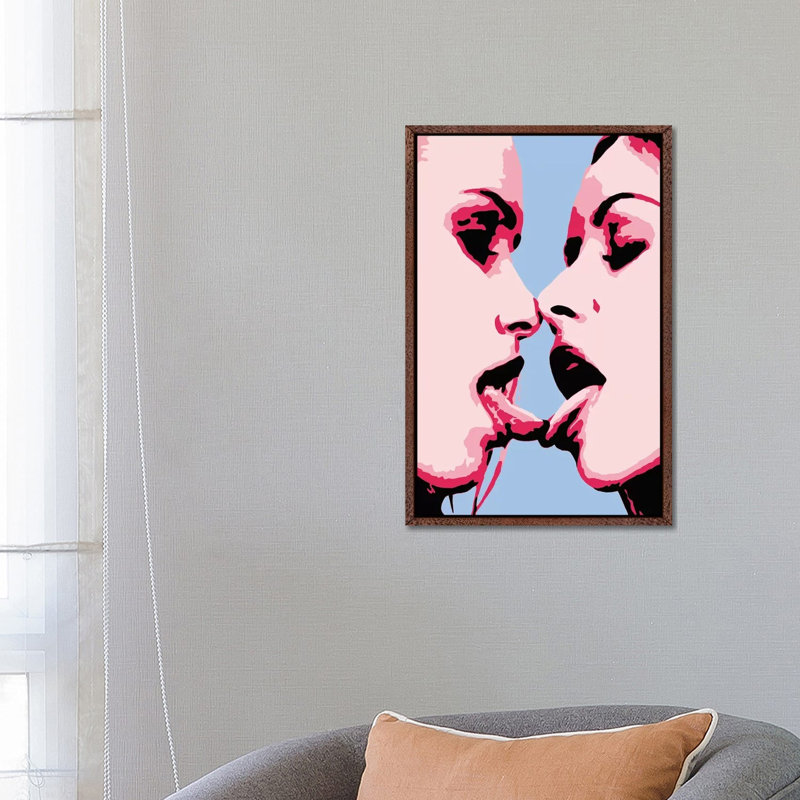 French by Steez - Gallery-Wrapped Canvas Giclée on Canvas, Classic Wood Floater Frame, 66.04cm H x 45.72cm W