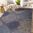 Combien Tufted Gray/Blue/Yellow Non-Slip Rubberback Area Rug-24120730