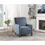 Fauteuil inclinable à pression, bleu-1387841768