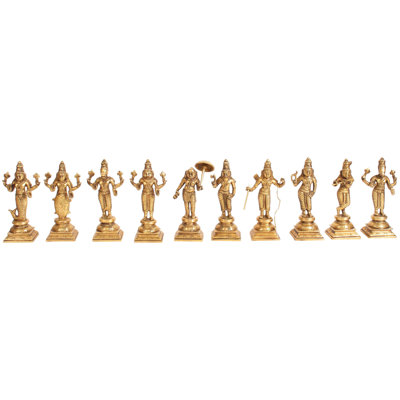 Ensemble de 10 figurines Dashavatara