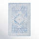 Clarktown Oriental Handmade Tufted Wool Pale Blue/Ivory Area Rug