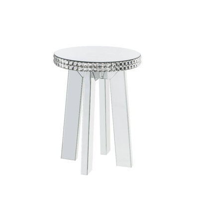 Vahan Glass Tray Top End Table