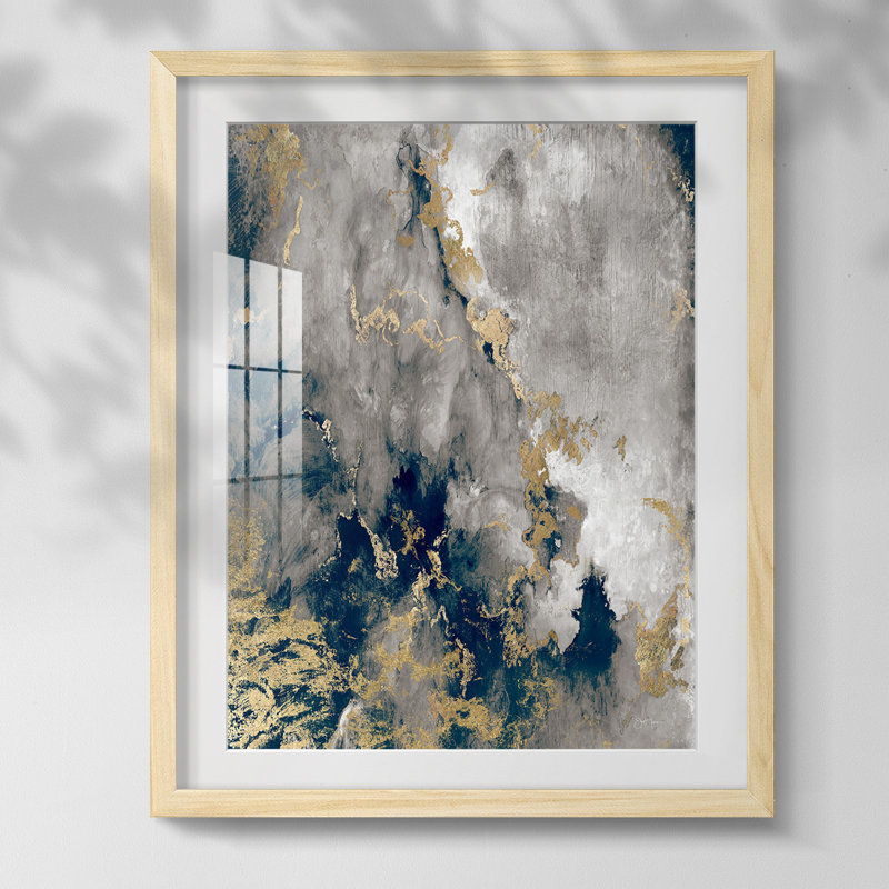 «Early Dream II», reproduction encadrée, Papier encadré naturel, Blanc