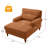 Davene Upholstered Chaise Lounge with Adjustable Backrest-1115440161-1115440167