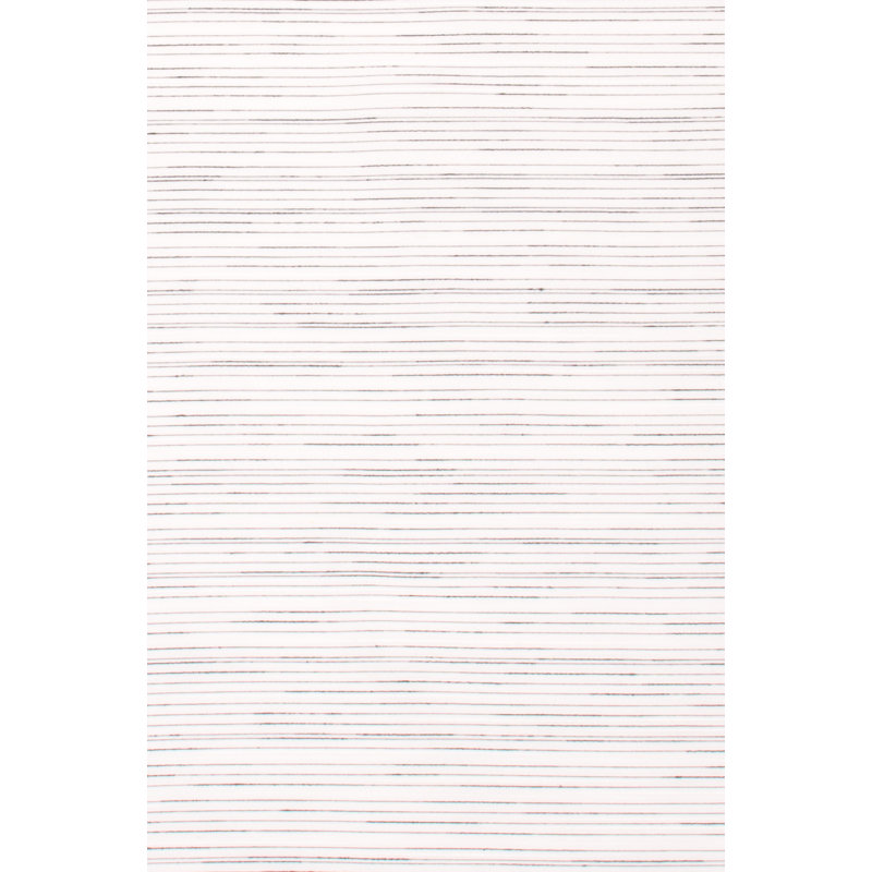 Zayas Semi Sheer Curtain Panel Pair, Black/White