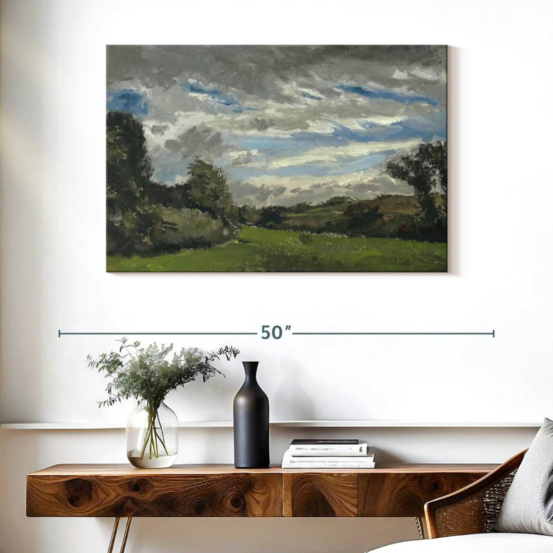 Paysage avec dunes à Alvord, H 26 po x l 39 po
