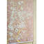 Toile de cerisier en fleurs peinte à la main de 59,1 x 47,2 po avec finition rosée et blanche