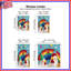 Rideaux de fenêtre Felt Chickens Birthday Cake-1067597864-1067597866